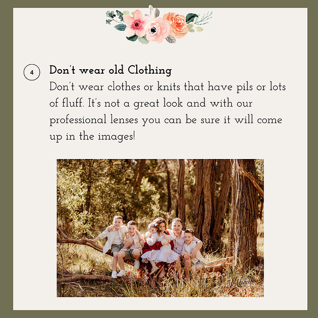 What to wear guide 2026 - Wildwood Photography Ballarat, Victoria