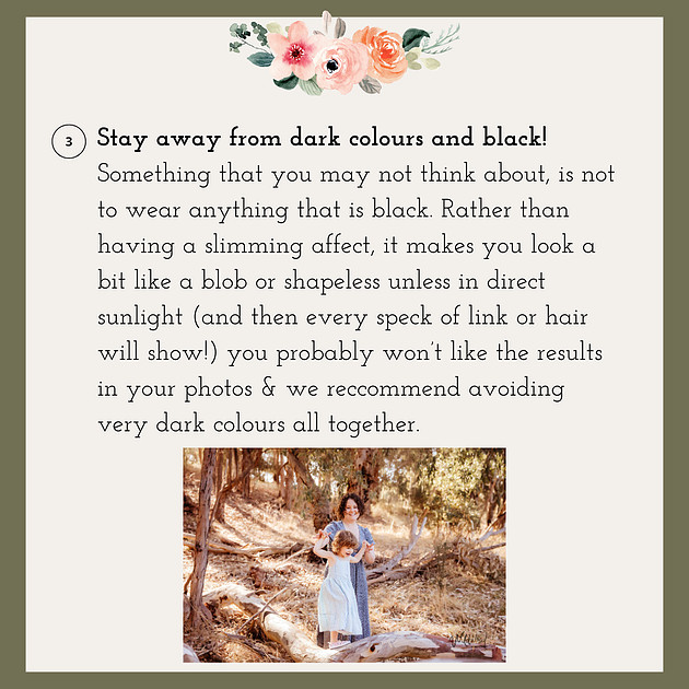 What to wear guide 2026 - Wildwood Photography Ballarat, Victoria