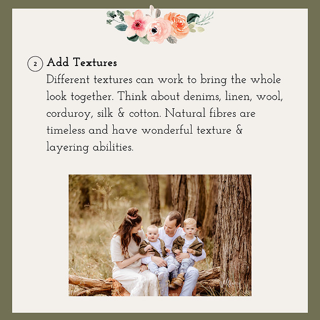 What to wear guide 2026 - Wildwood Photography Ballarat, Victoria